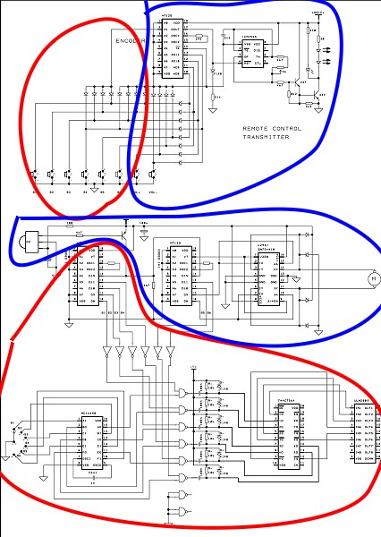 Remote Control Logic Circuit